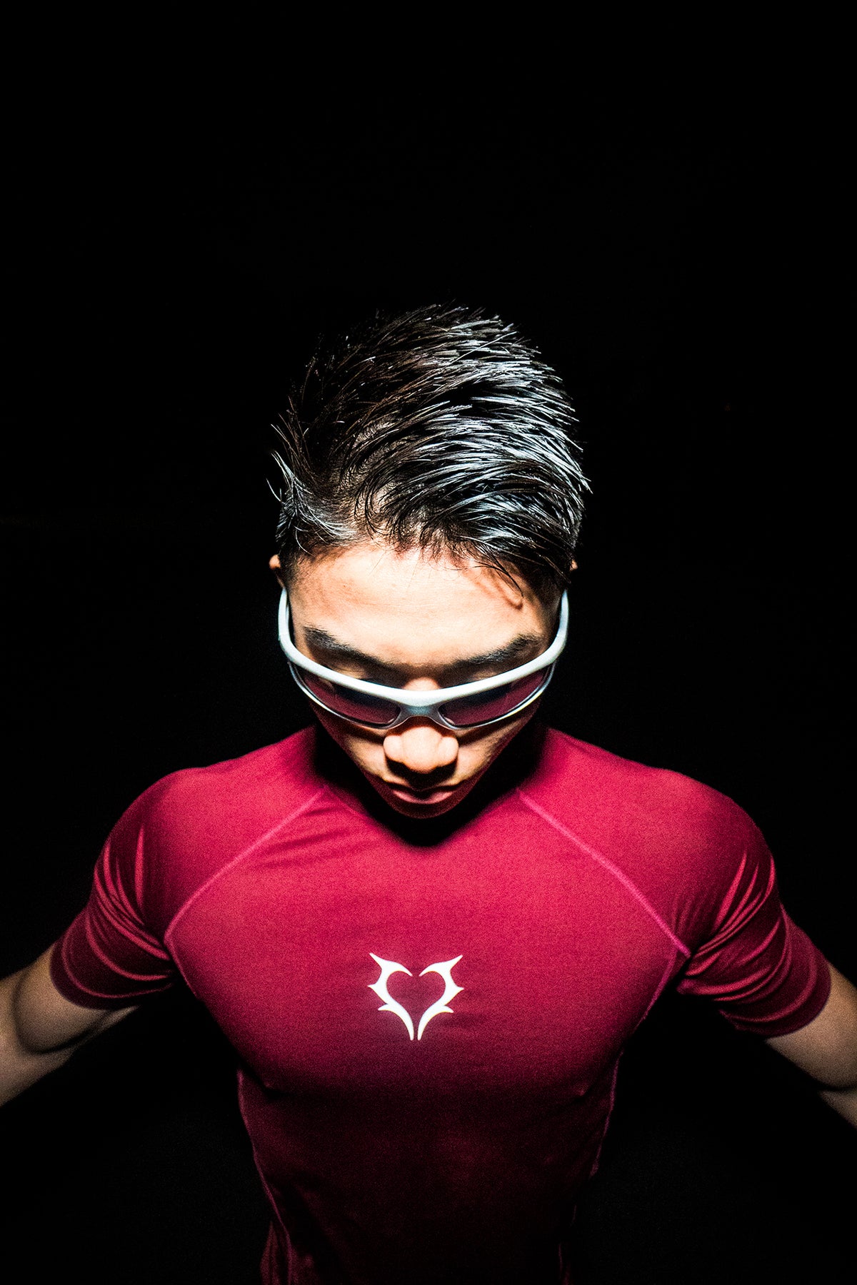 'Rosewood Red' Reflective Compression