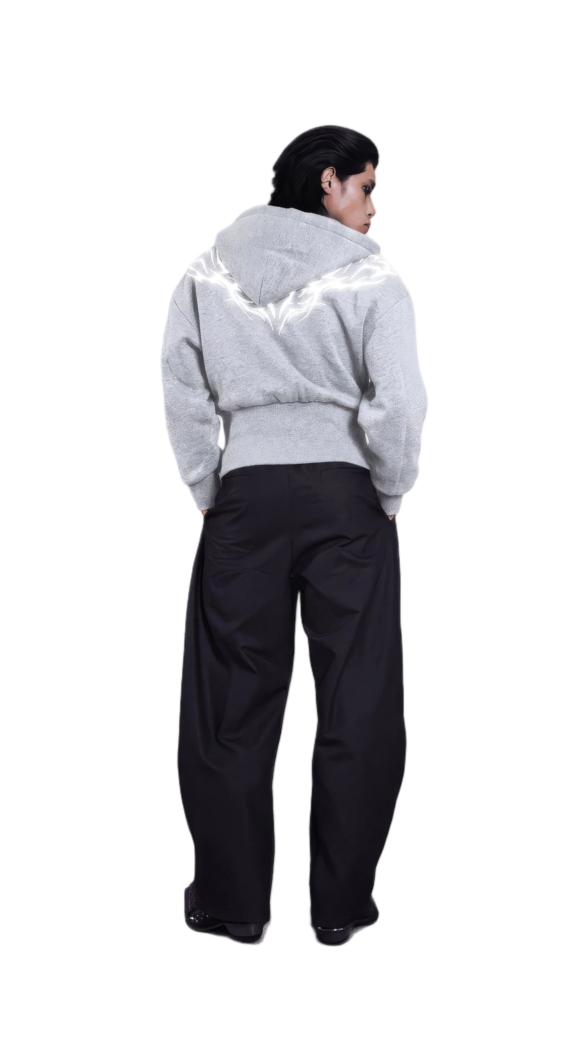 'Seraph Grey' Zip Up Hoodie